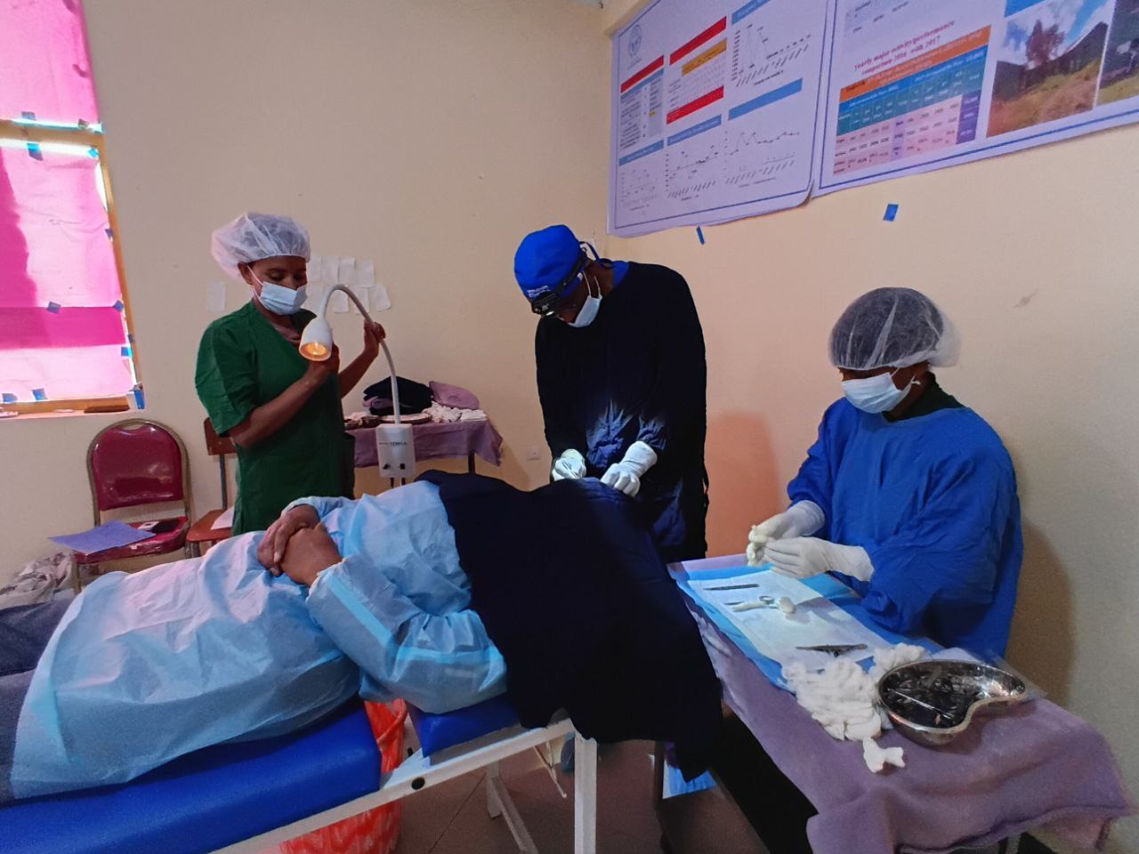 የቦሩ ሜዳ ጠቅላላ ሆስፒታል የዓይን እንባ ቱቦ መዘጋት ችግር ላለባቸው ታካሚዎች ነጻ የቀዶ ህክምና አገልግሎት